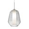 Besa Lighting Link Pendant, Clear/Opal, Satin Nickel Finish, 1x60W Incandescent 1JT-LINKCL-SN - alternate 1